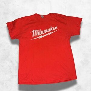 Milwaukee Red Short Sleeve Men's Tee